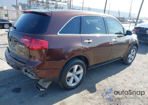 2010 Acura Mdx Technology Package z USA, uszkodzony, nr VIN 2HNYD2H60AH530410